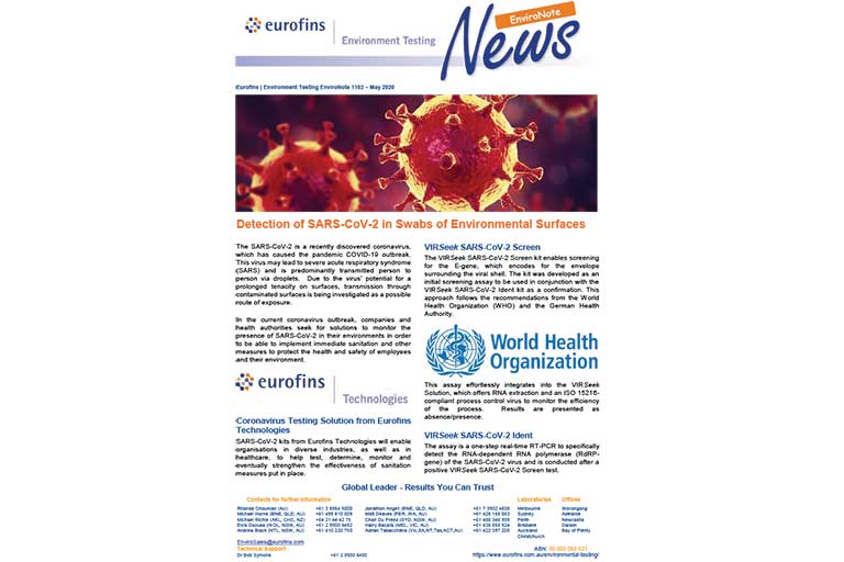Detection of SARS-CoV-2