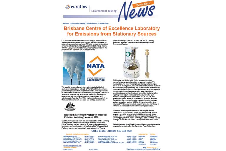 Emissions from Stationary Sources