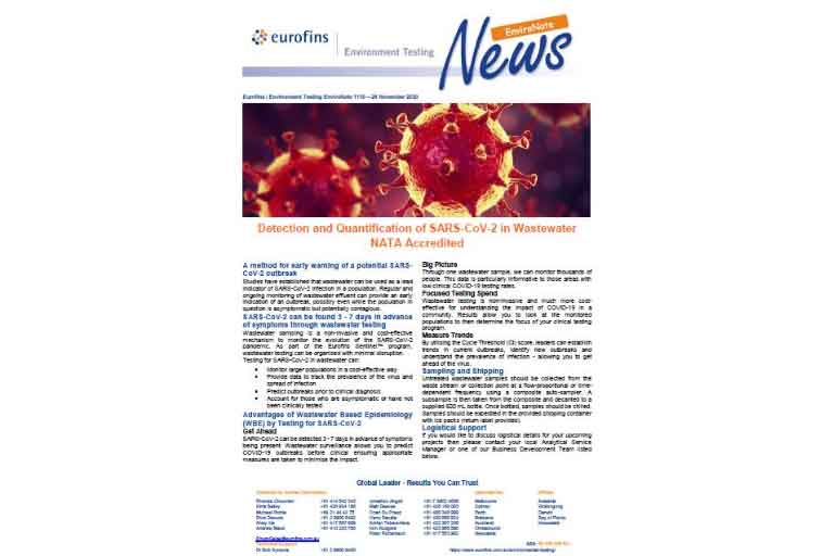 SARS-CoV-2 NATA Accredited